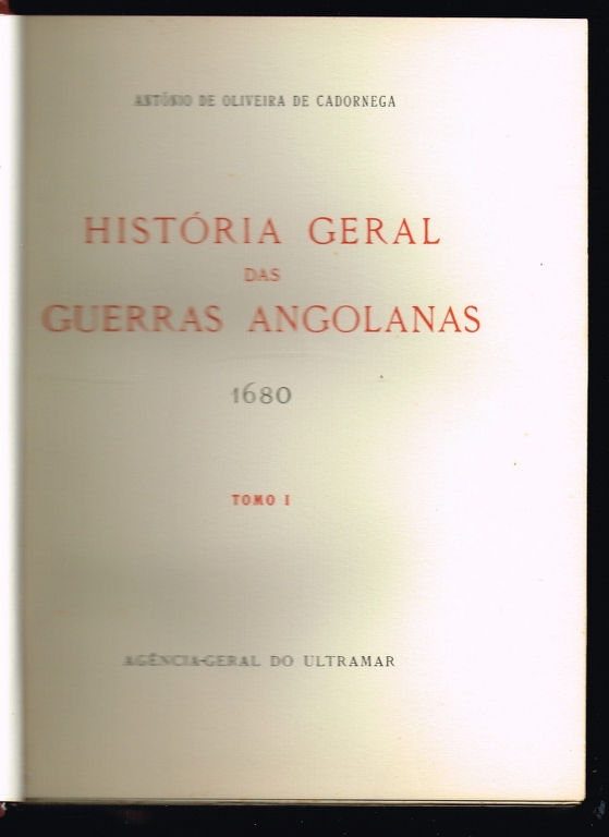 HISTRIA GERAL DAS GUERRAS ANGOLANAS 1680